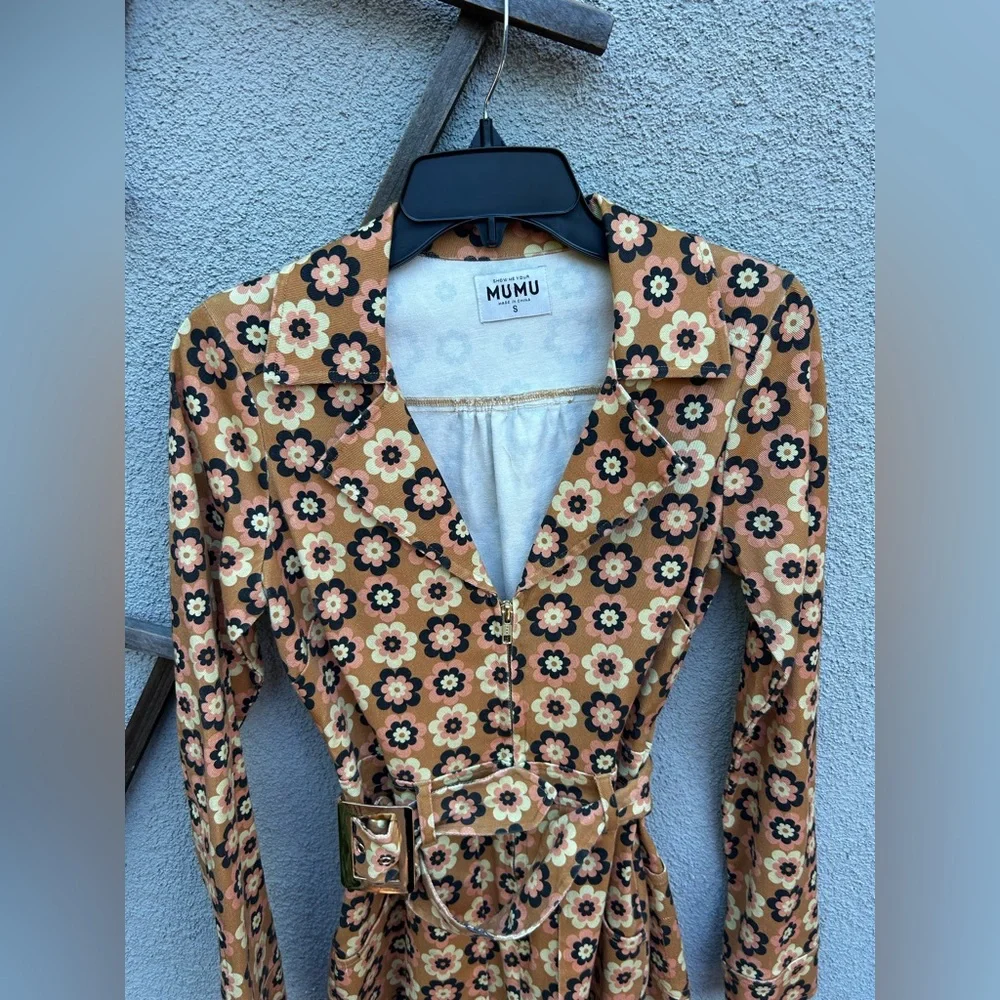 Show Me Your MuMu Aurora Floral Denim Dress - Picture 6 of 10